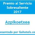 Premio al Servicio Sobresaliente 2017 - gohotels.com
